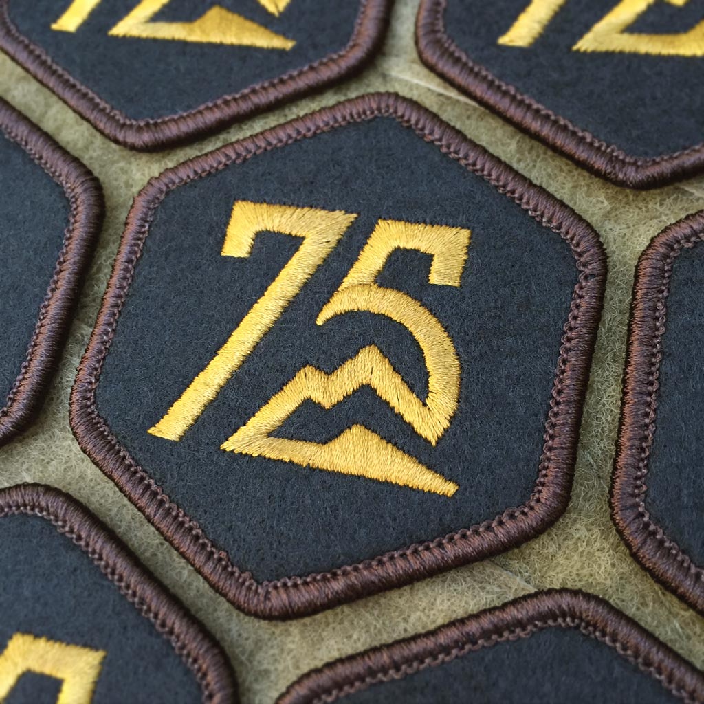 75 Icon Felt Patch image 0