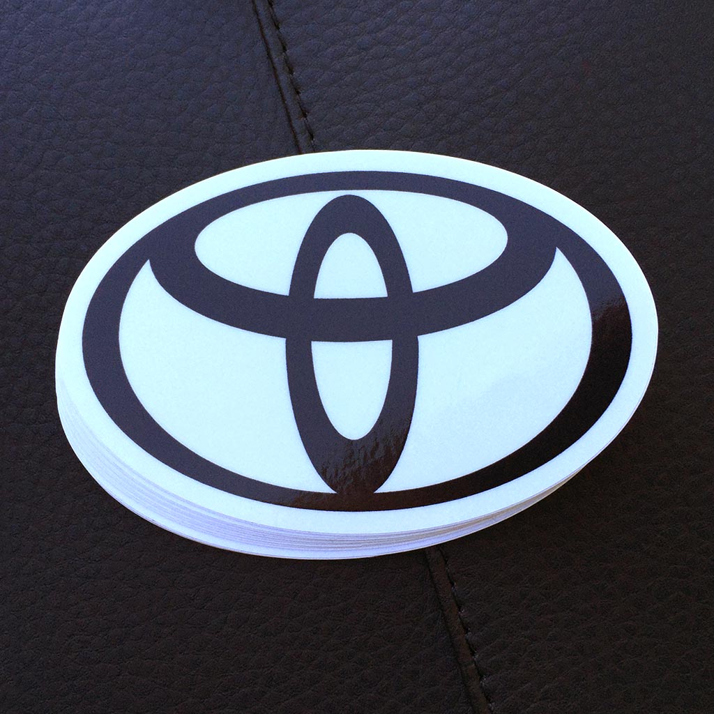 Toyota Ellipse Logo Sticker image 2