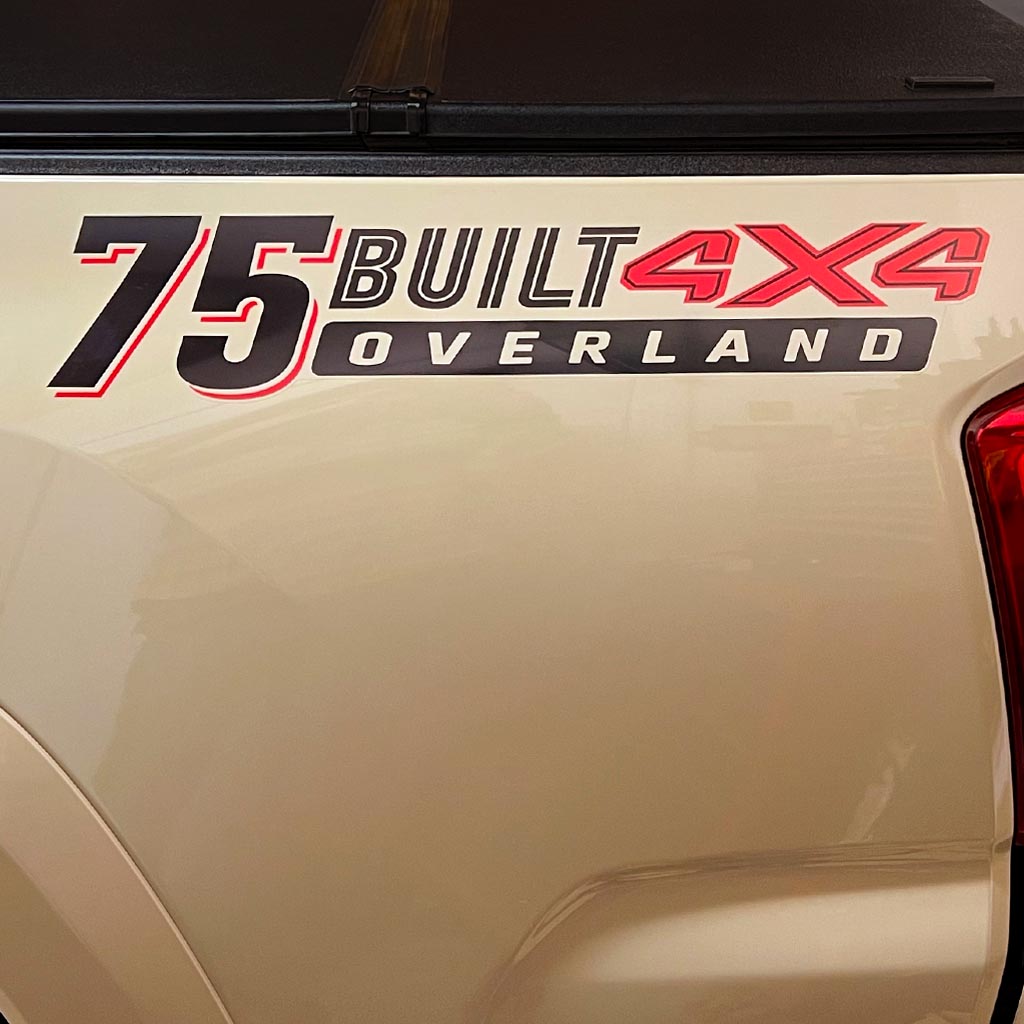 75Built 4x4 Overland Decal image 6
