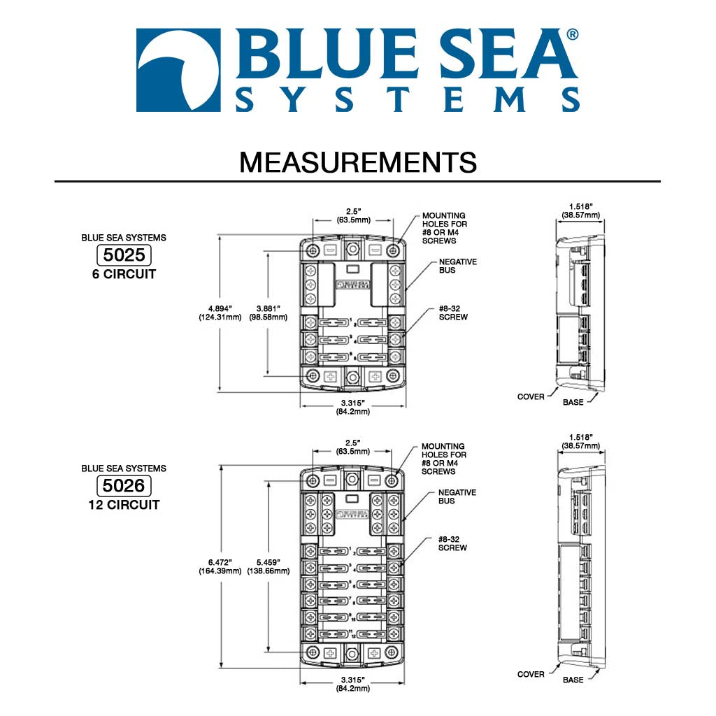 Blue Sea Fuse Block with Cover image 12