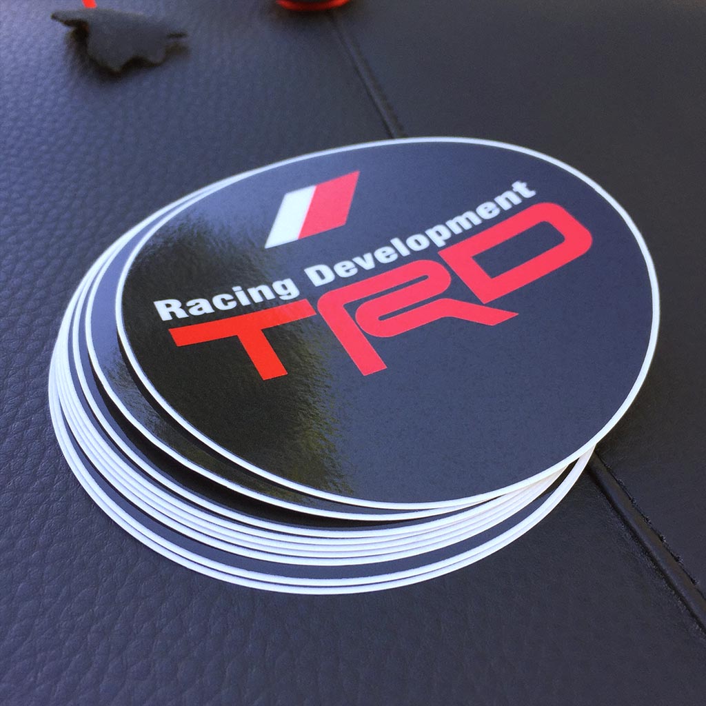 TRD Racing Development Circle Sticker image 1