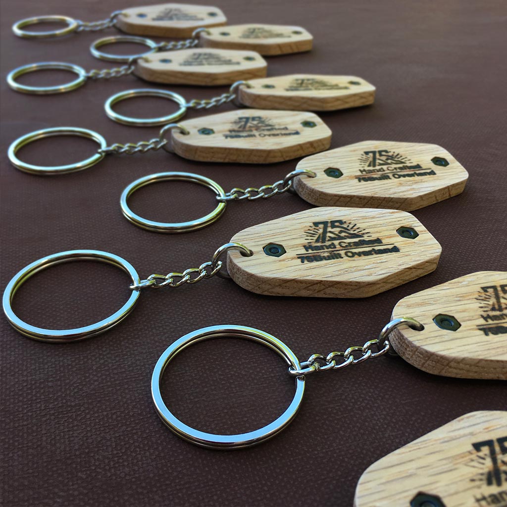 75Built Machined Keychain image 4