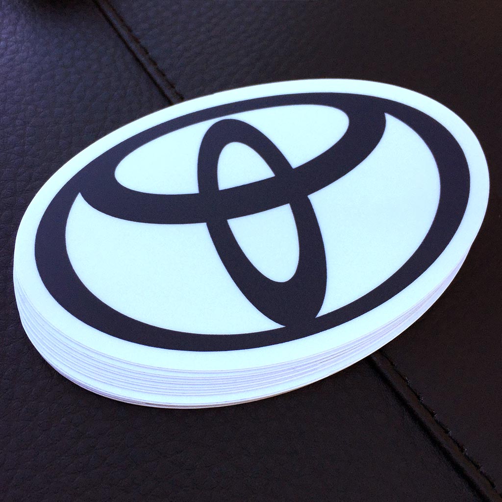 Toyota Ellipse Logo Sticker image 1