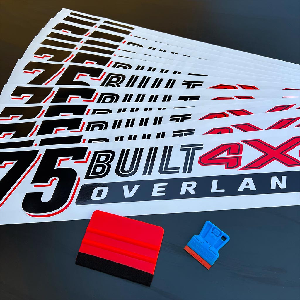 75Built 4x4 Overland Decal image 0