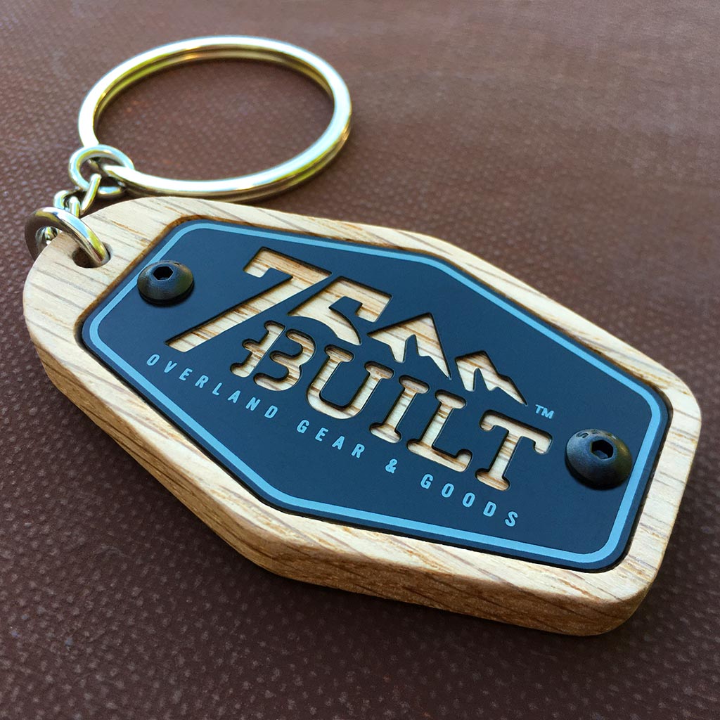 75Built Machined Keychain image 0