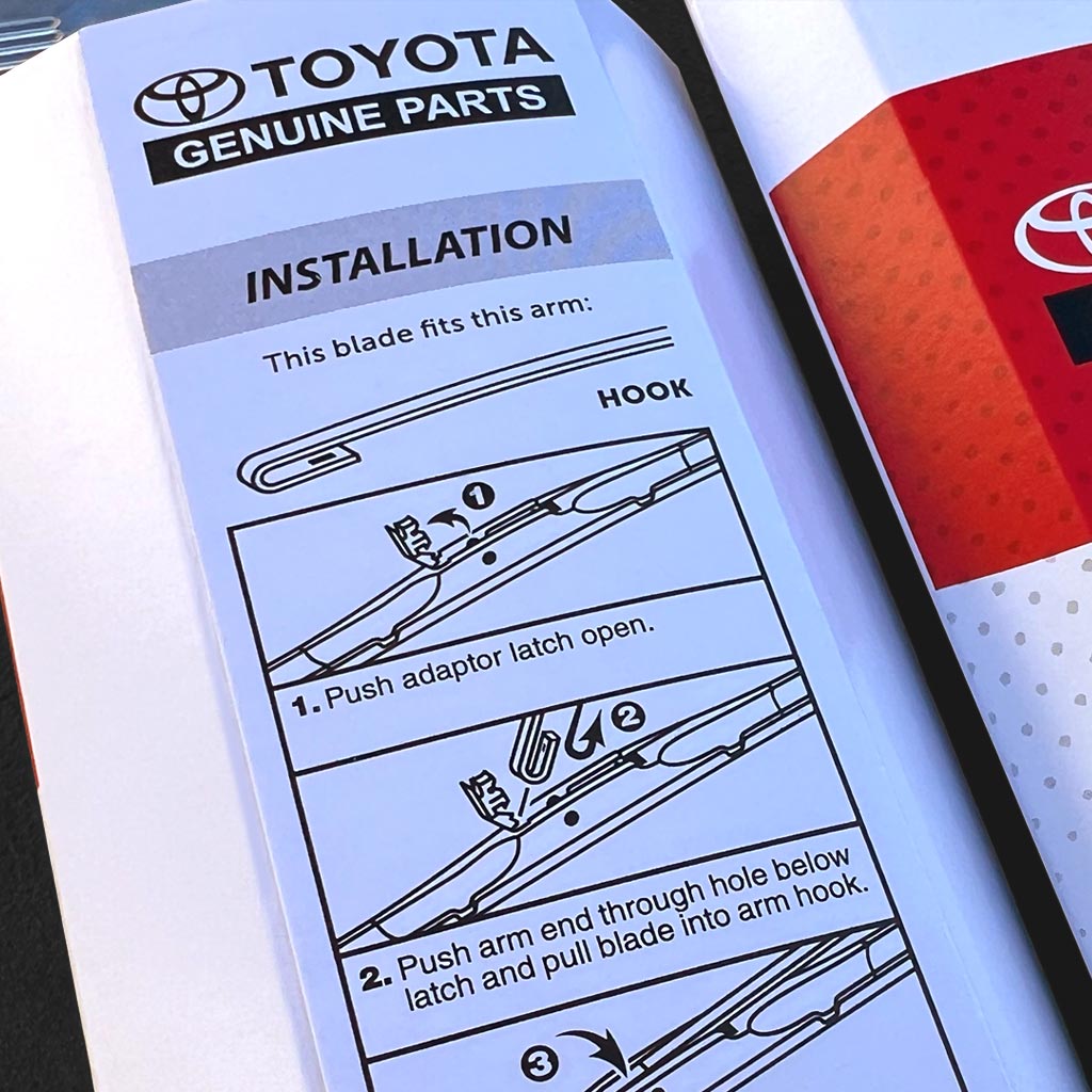 Tacoma SightLine OEM Wiper Blade Set image 6