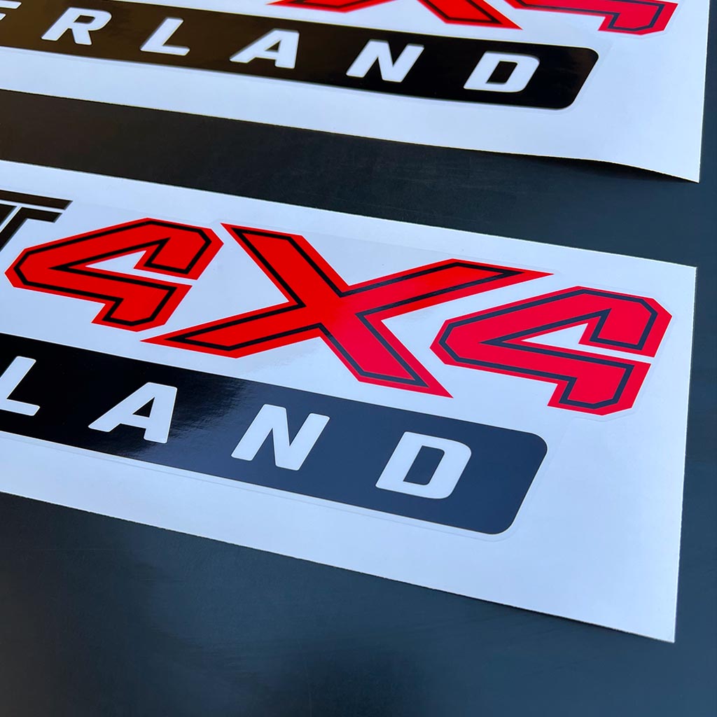 75Built 4x4 Overland Decal image 3