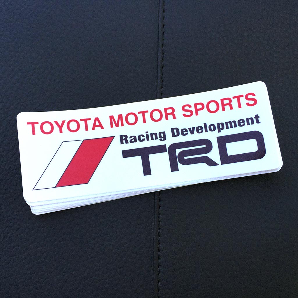 TRD Toyota Motor Sports Sticker image 2