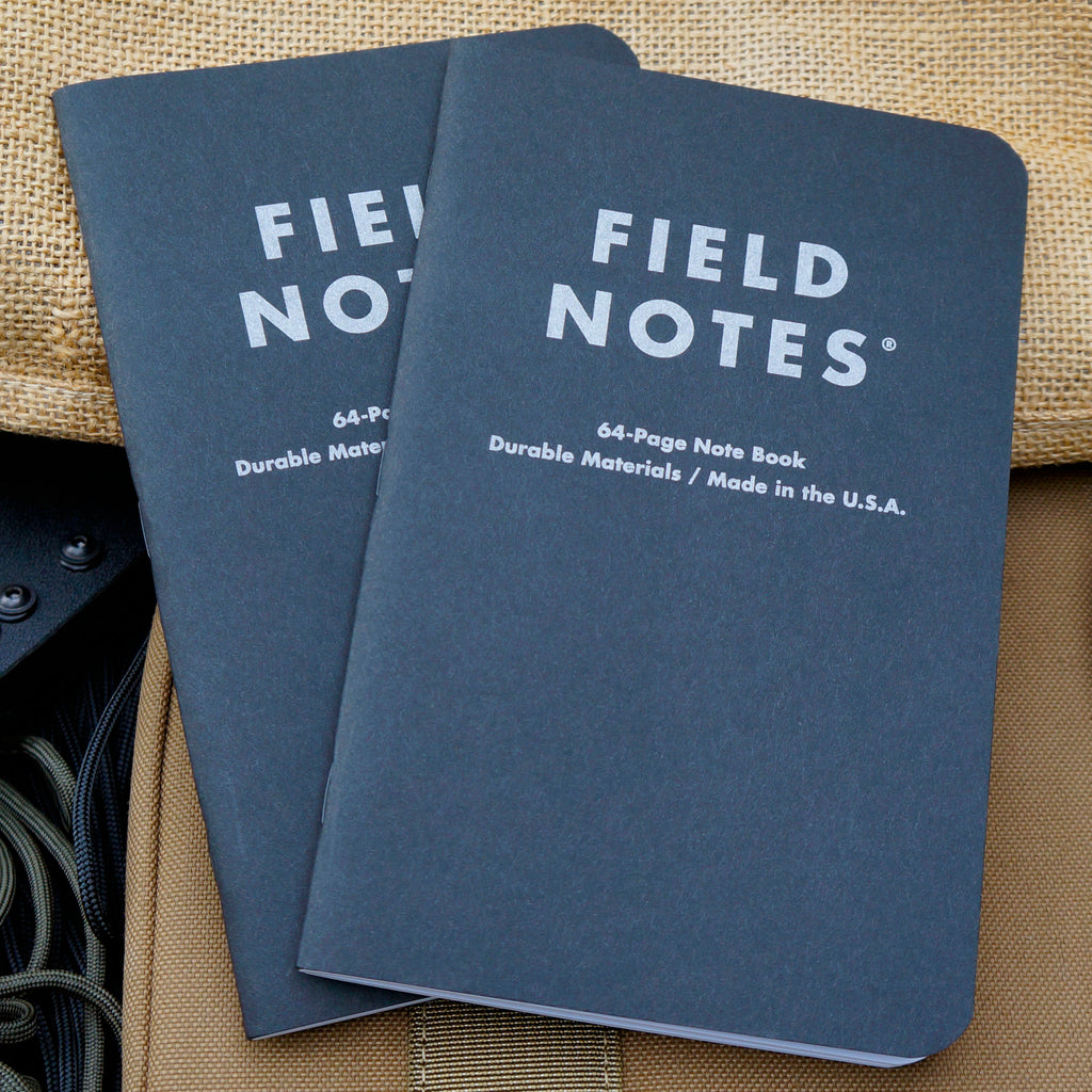 Field Notes - Pitch Black Ruled 2-Pack image 1