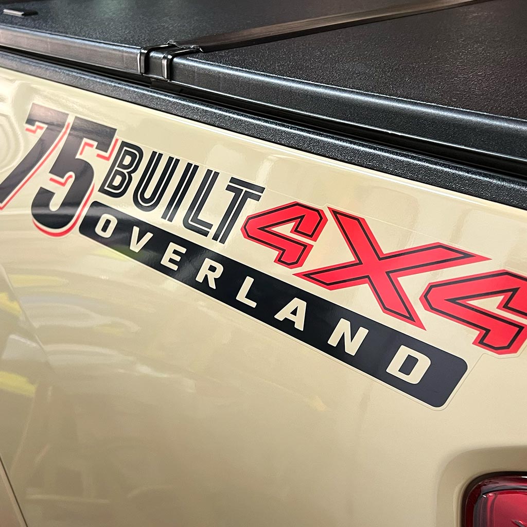 75Built 4x4 Overland Decal