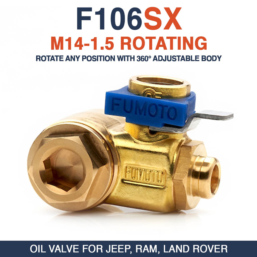 FUMOTO Oil Drain Valve [JEEP, RAM, LAND ROVER]