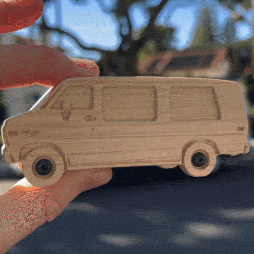 75Built Mini Rides Chevy Van
