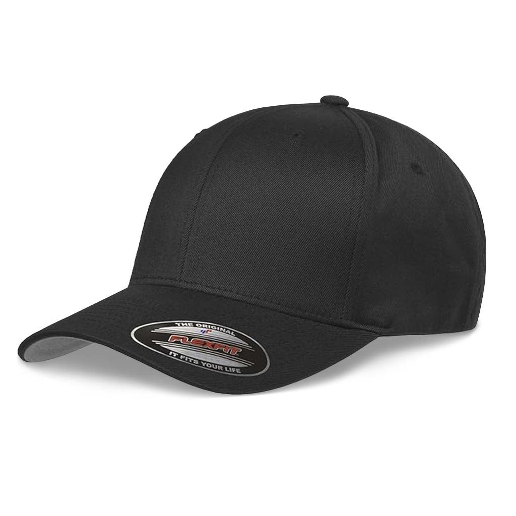 FLEXFIT® Black Cap - Plain