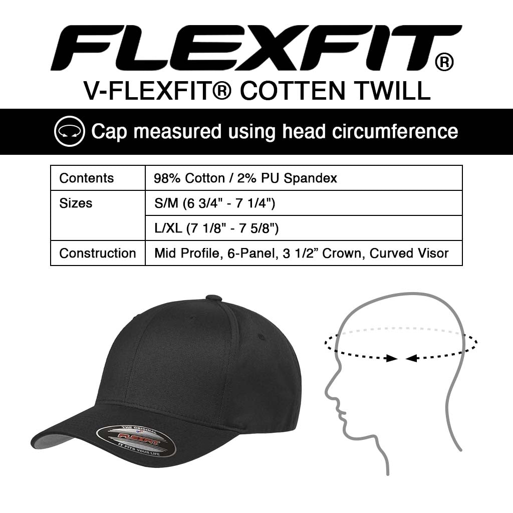 FLEXFIT® Black Cap - Plain
