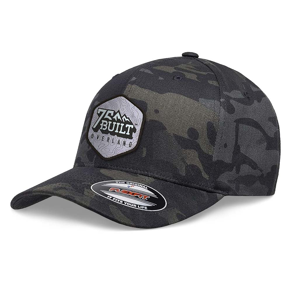 FLEXFIT® Black Multicam Cap - 75Built Patch