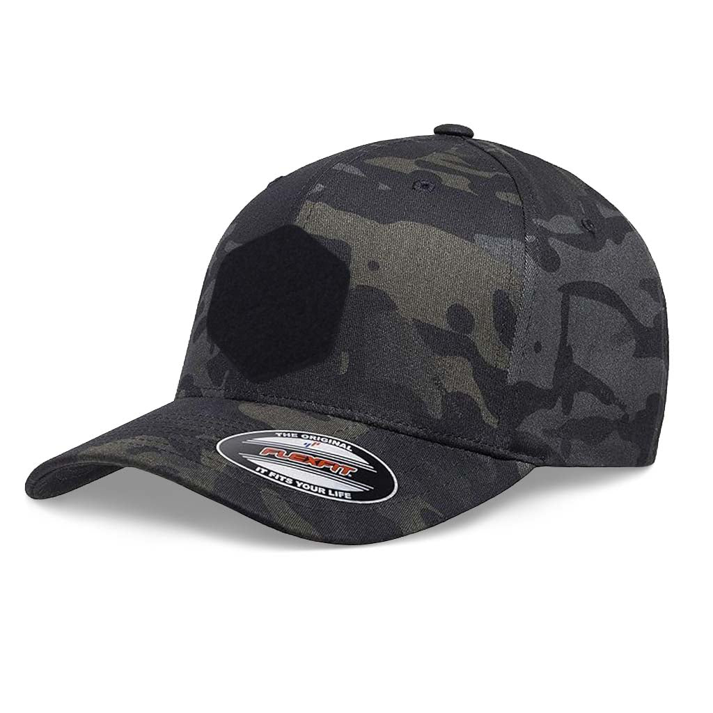 FLEXFIT® Black Multicam Cap - 75Built Patch