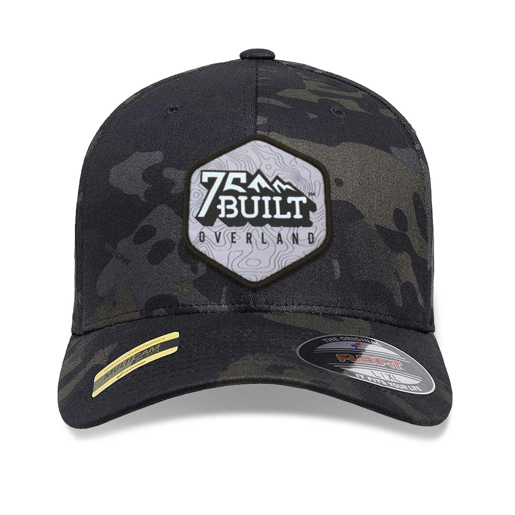 FLEXFIT® Black Multicam Cap - 75Built Patch