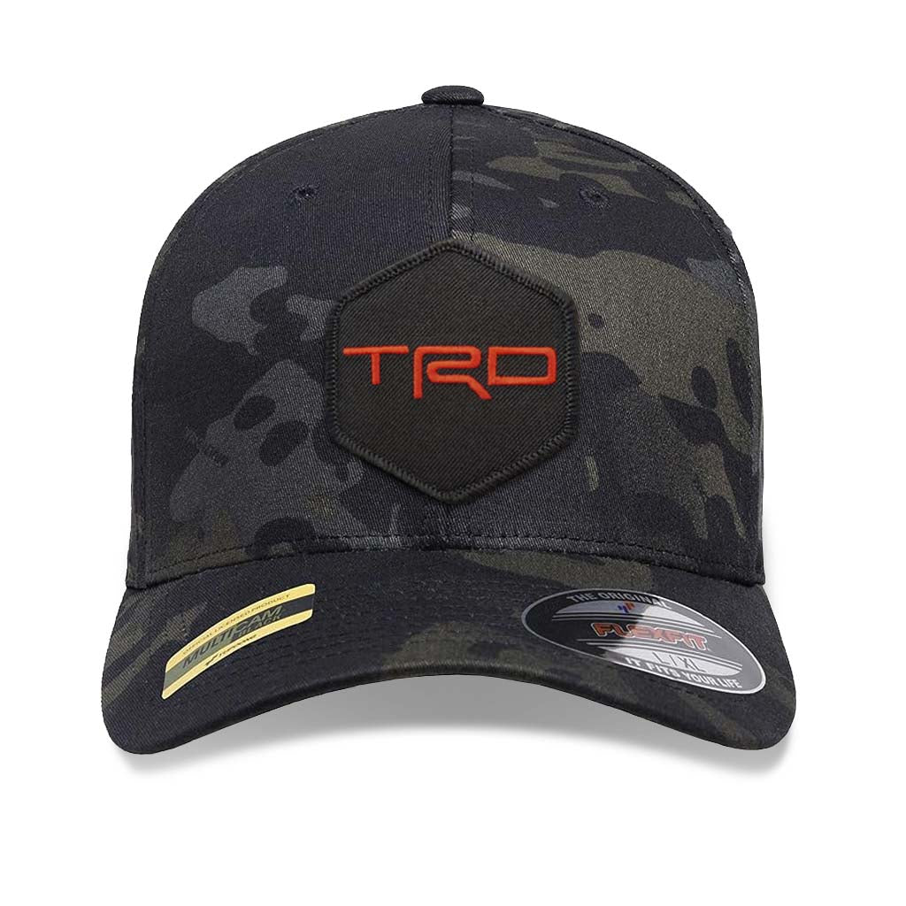 FLEXFIT® Black Multicam Cap - 75Built Patch
