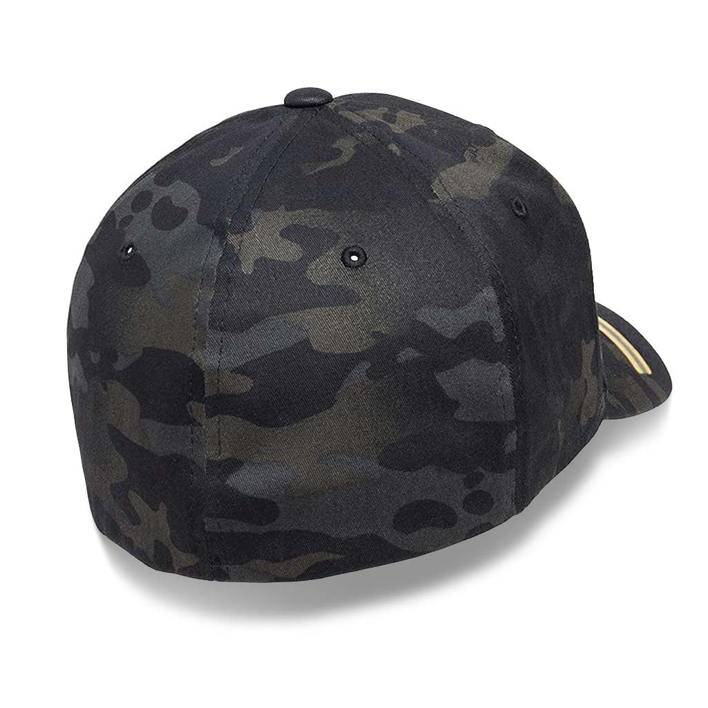 FLEXFIT® Black Multicam Cap - 75Built Patch