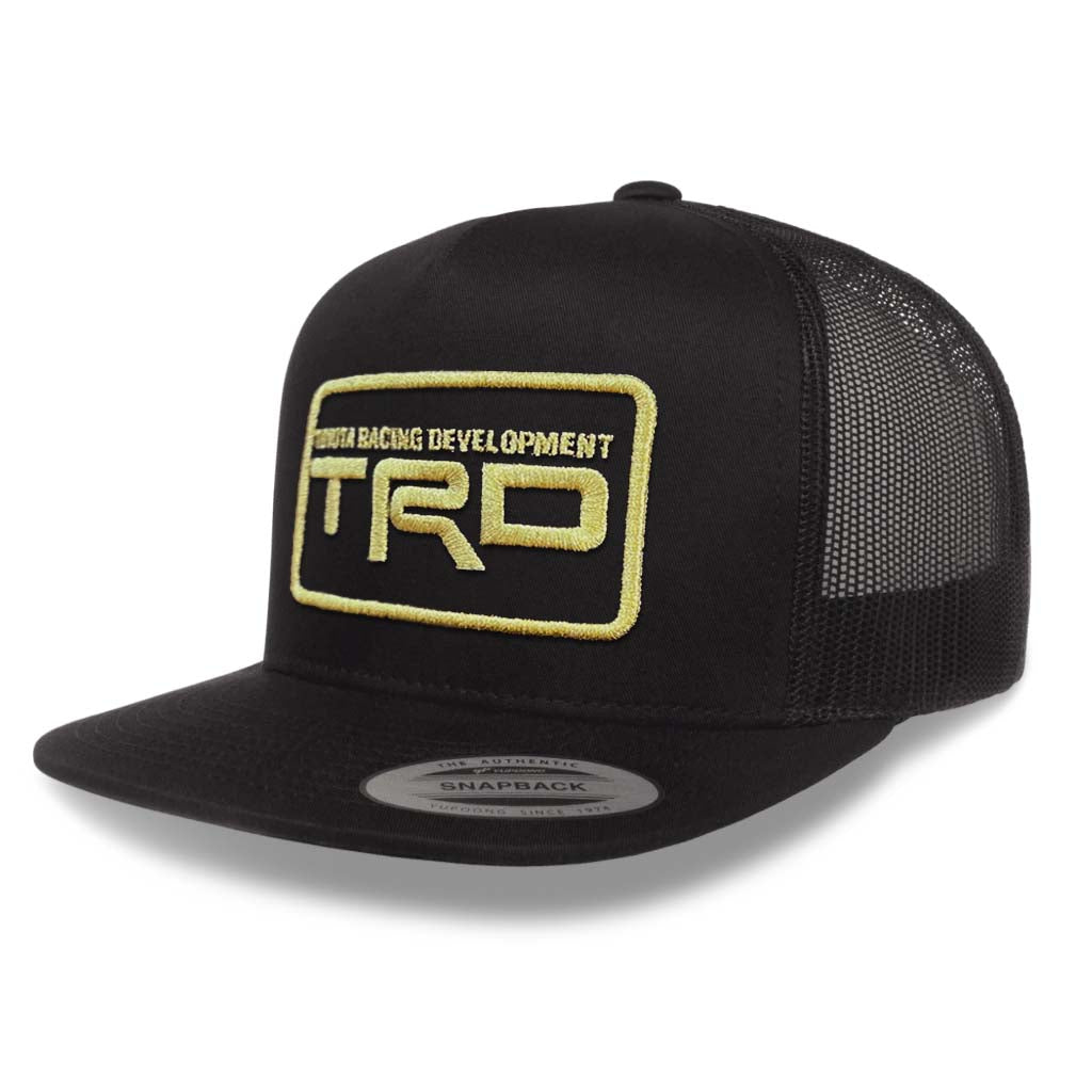 Toyota Gold TRD Patch Trucker Cap