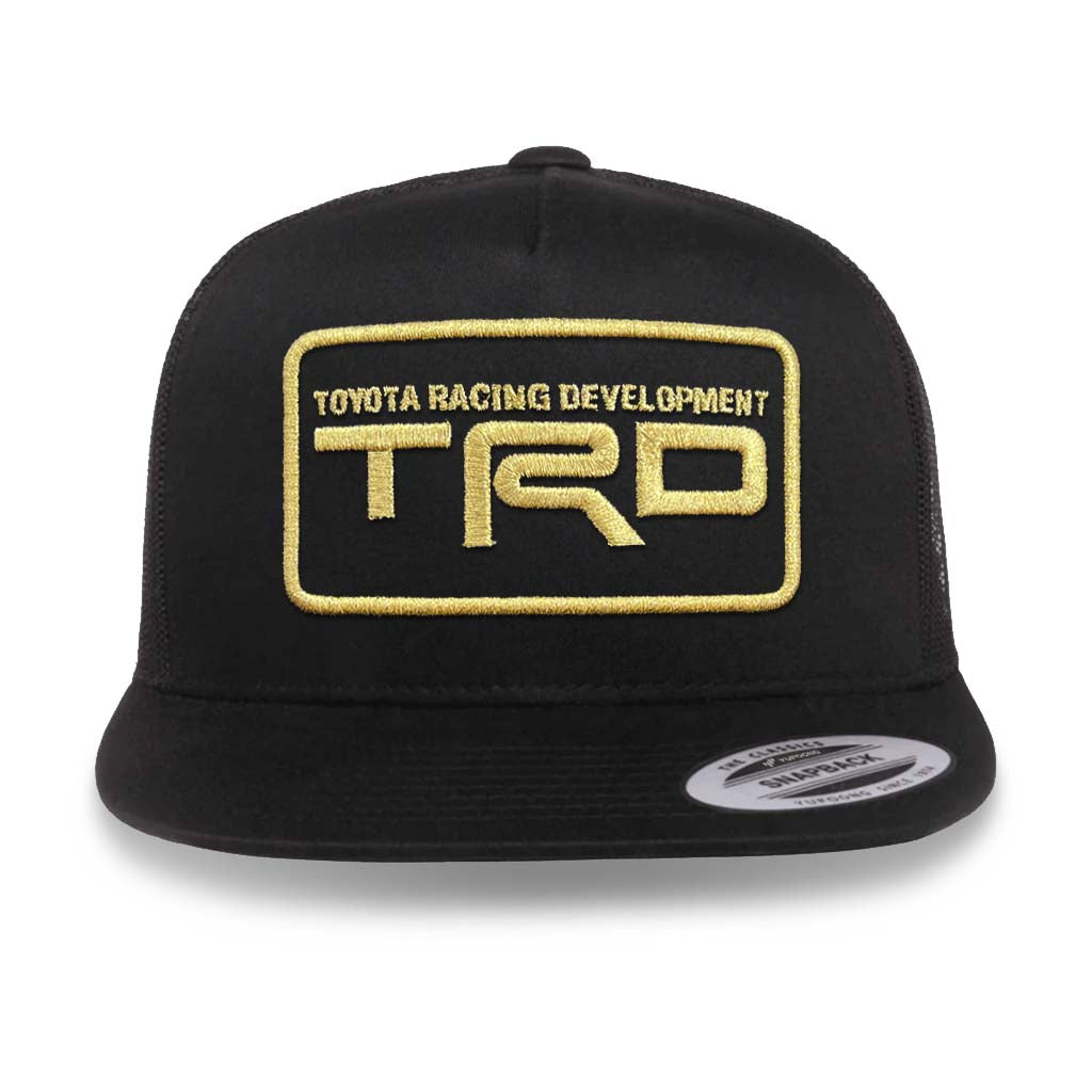 Toyota Gold TRD Patch Trucker Cap