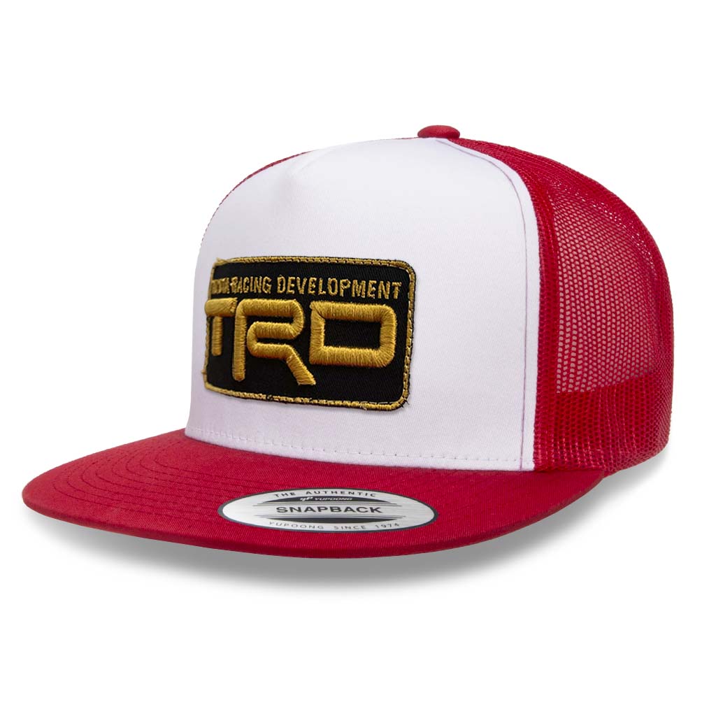 Toyota Gold TRD Patch Trucker Cap