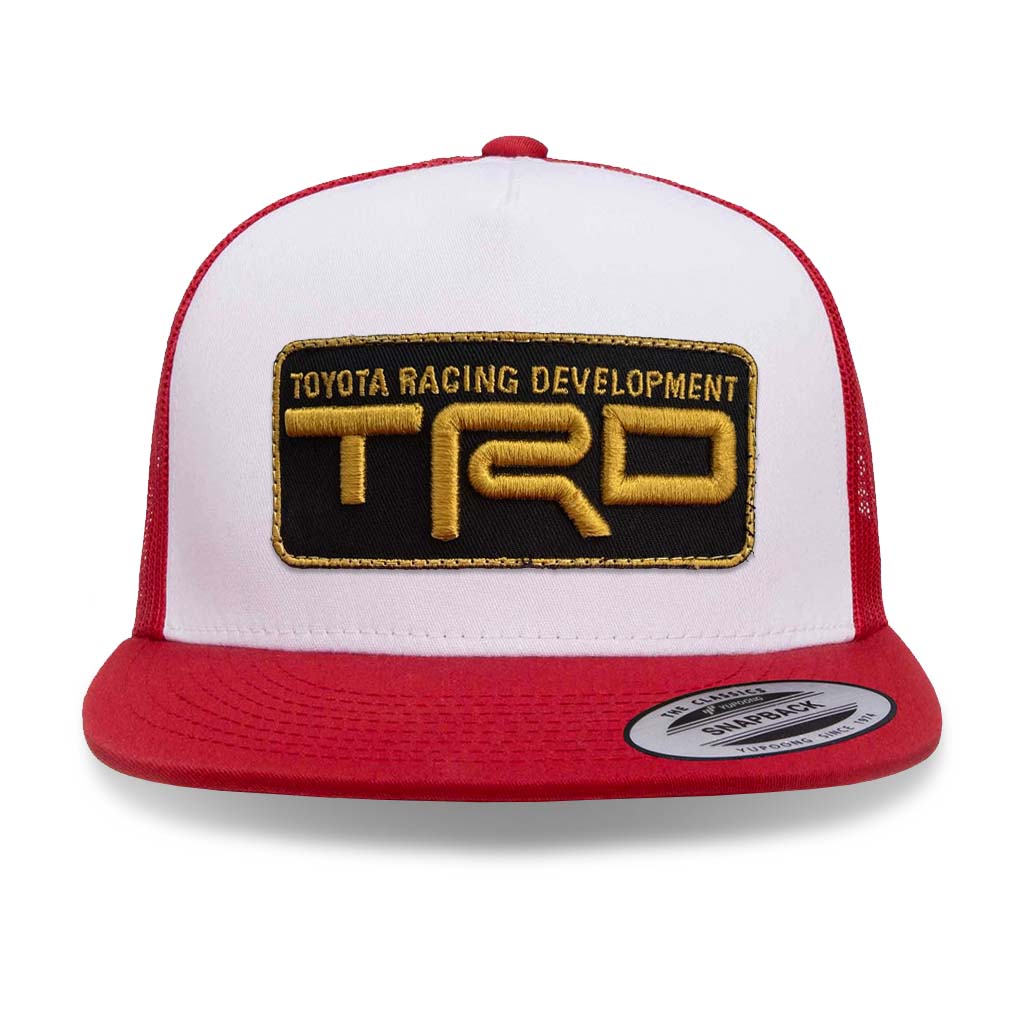 Toyota Gold TRD Patch Trucker Cap