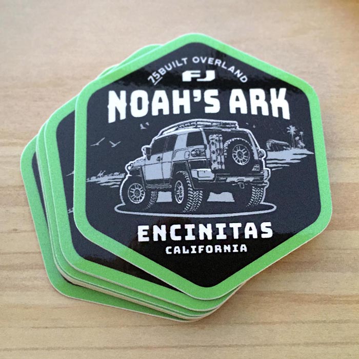 FJ Cruiser Noah's Ark Sticker