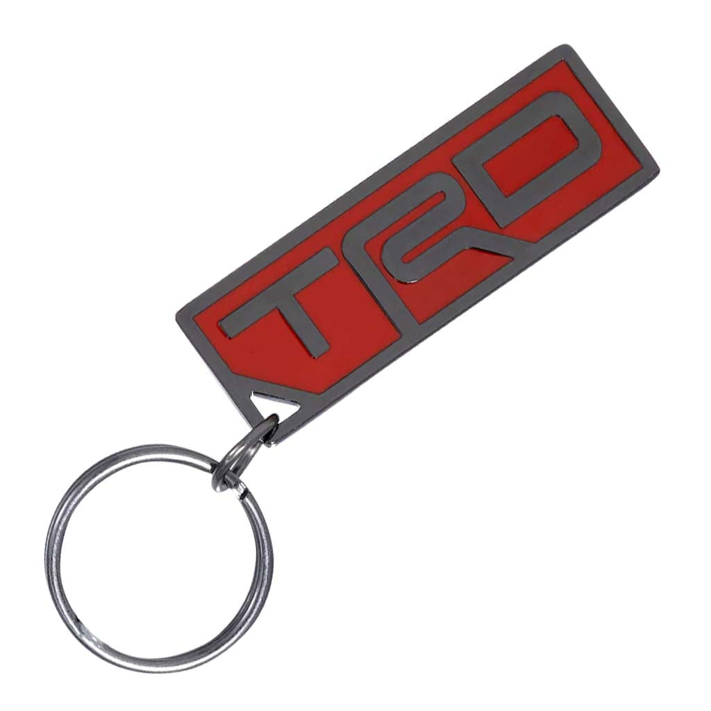 TRD Metal Keychain - RED