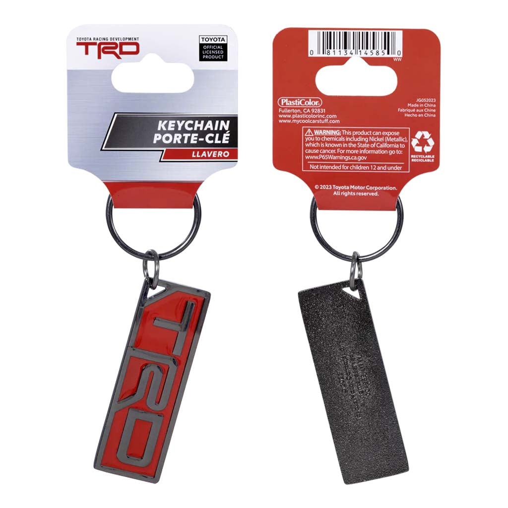 TRD Metal Keychain - RED