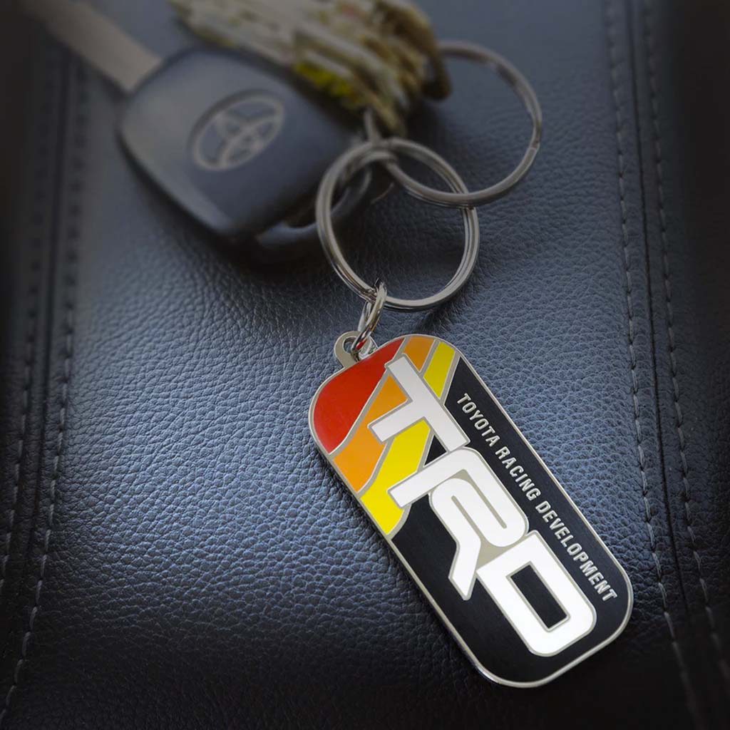 TRD Metal Keychain - Retro