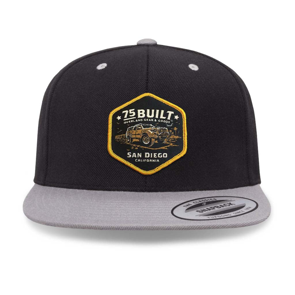 Classic Snapback Cap - 75Built Patch