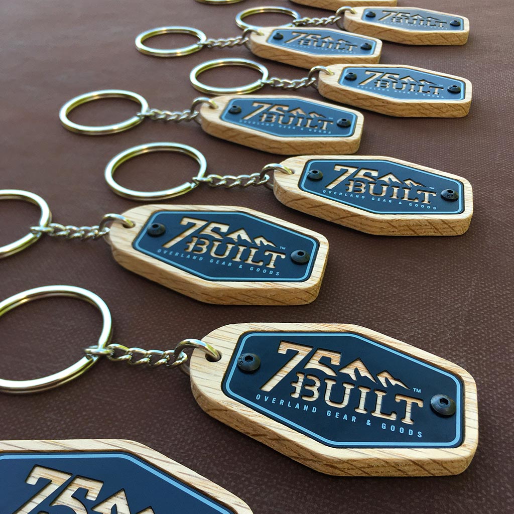 75Built Machined Keychain image 1