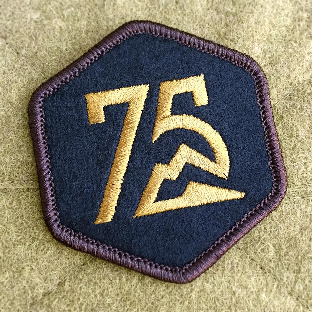 75 Icon Felt Patch image 1