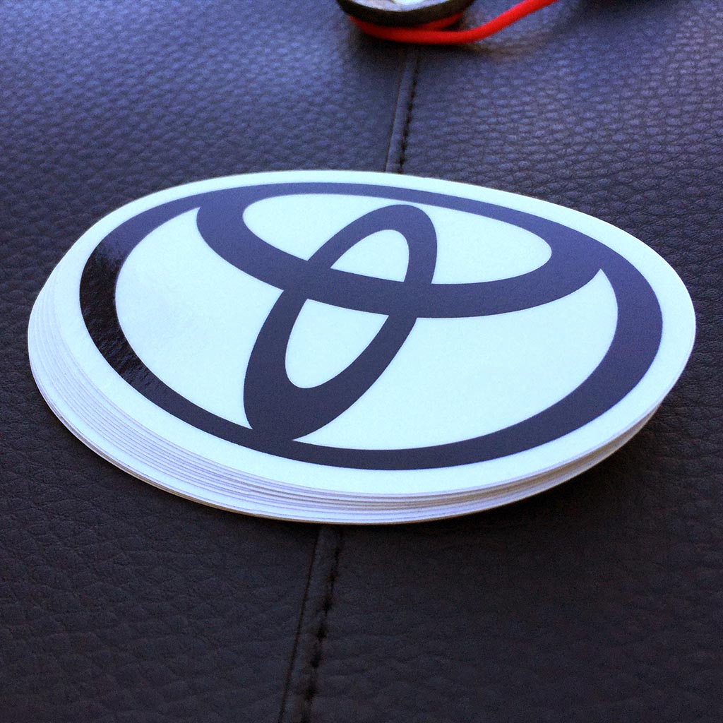 Toyota Ellipse Logo Sticker image 3