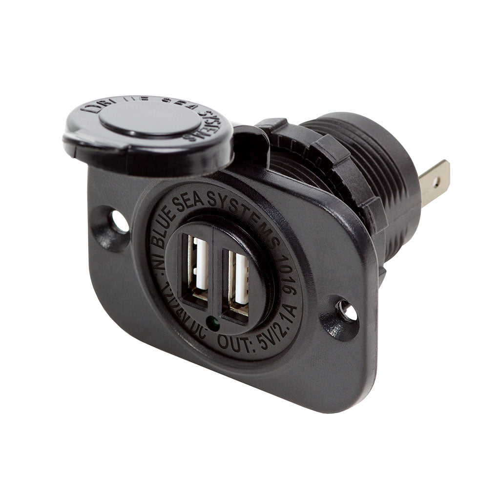 Blue Sea Dual 2.1A USB Charger Socket image 0