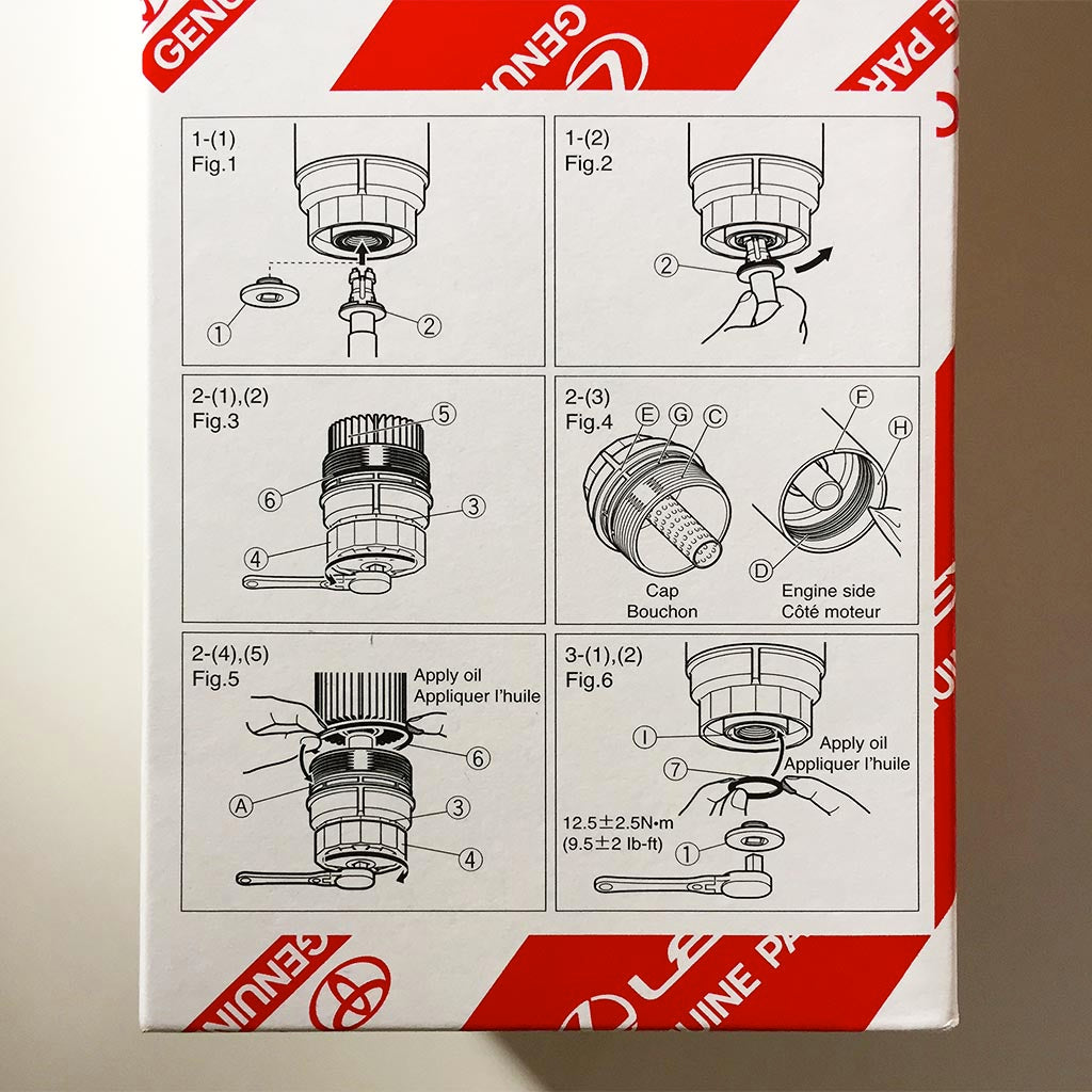Tacoma OEM Oil Filter & Washer image 4