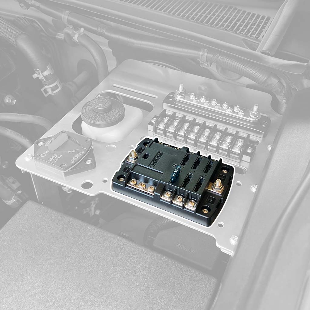 Blue Sea Fuse Block with Cover image 1